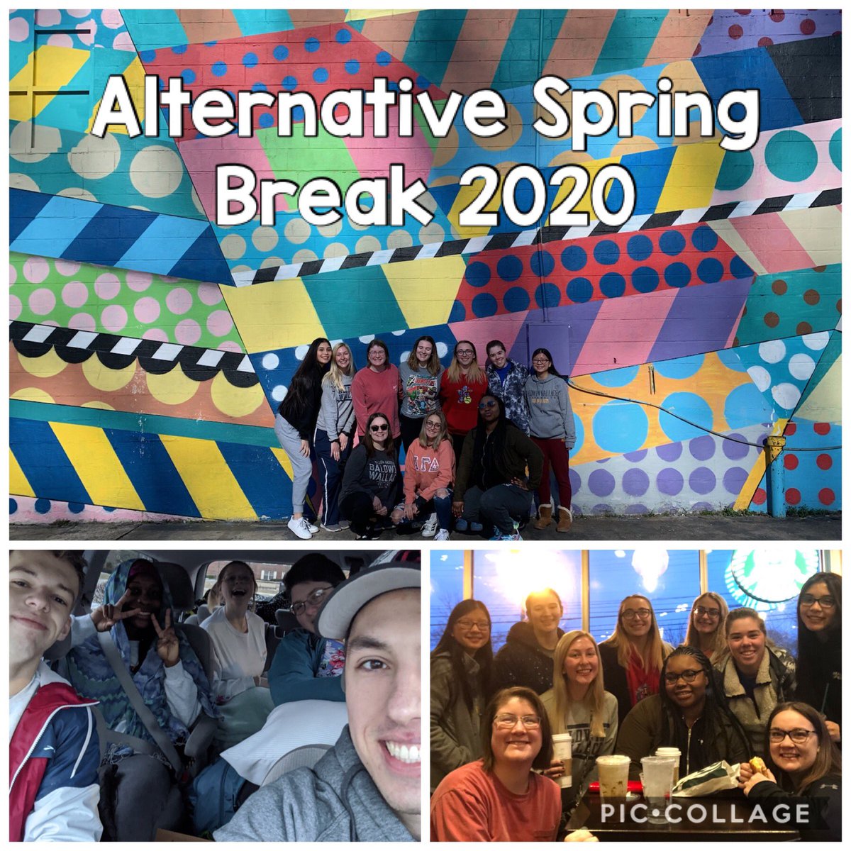 BWBrainCenter's tweet photo. Alternative Spring Break 2020- 3 trips headed South to learn and serve this Spring Break. 2 are Atlanta bound and 1 trip headed to New Orleans. Stay tuned for updates about their adventures throughout the week! #activecitizens #webreakforjustice #ThisisBW https://t.co/LLdTYHHYYb