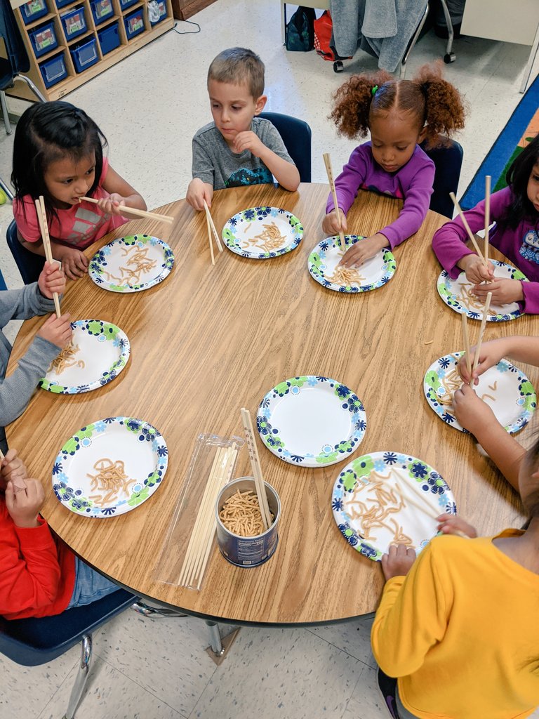 MrsRoberts_511's tweet photo. I LOVED this lesson on comparing other cultures to our own. We explored how the Chinese culture is different from our own.  Including how they write, how they eat and what they call a lantern. #BeDoHaveGive #HastyPreK @Hasty_Huskies https://t.co/5qEkENzMRR