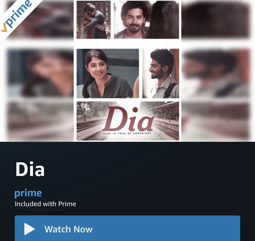 Kannadigas Center'🌐 ಕನ್ನಡಿಗರ ಕೇಂದ್ರ ar Twitter: “Highly Rated \u0026 Critically Acclaimed Movie of this Year #Dia Now Streaming on Amazon Prime Video.. @Karthik1423 @KRG_Studios @PrimeVideoIN… https://t.co/XTXE7Kt2vL”