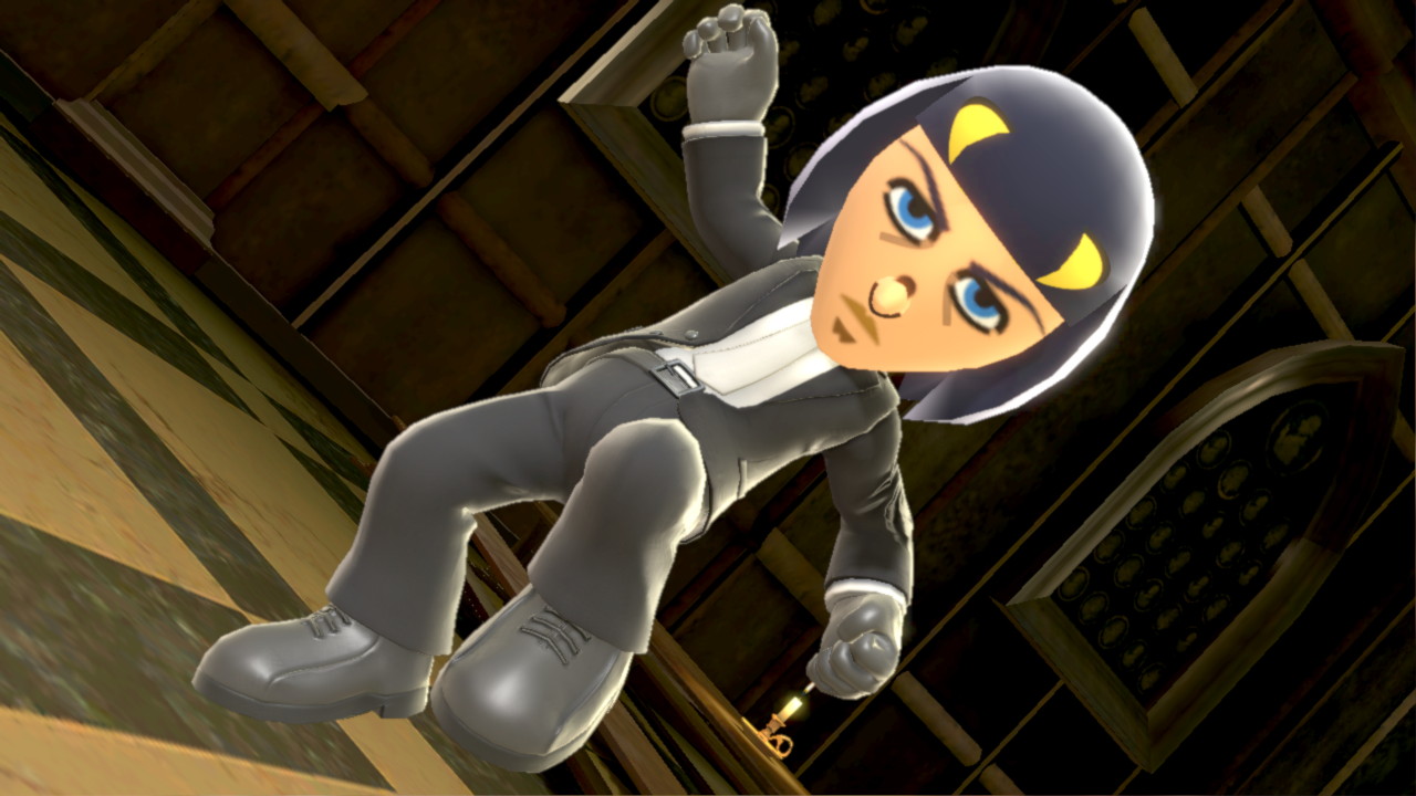 トトト ジョジョ5部のブチャラティのmiiを作りました シュッとした白い服が無かったので黒スーツ姿 スマブラsp Smashbrossp Nintendoswitch T Co Olludebhxh Twitter