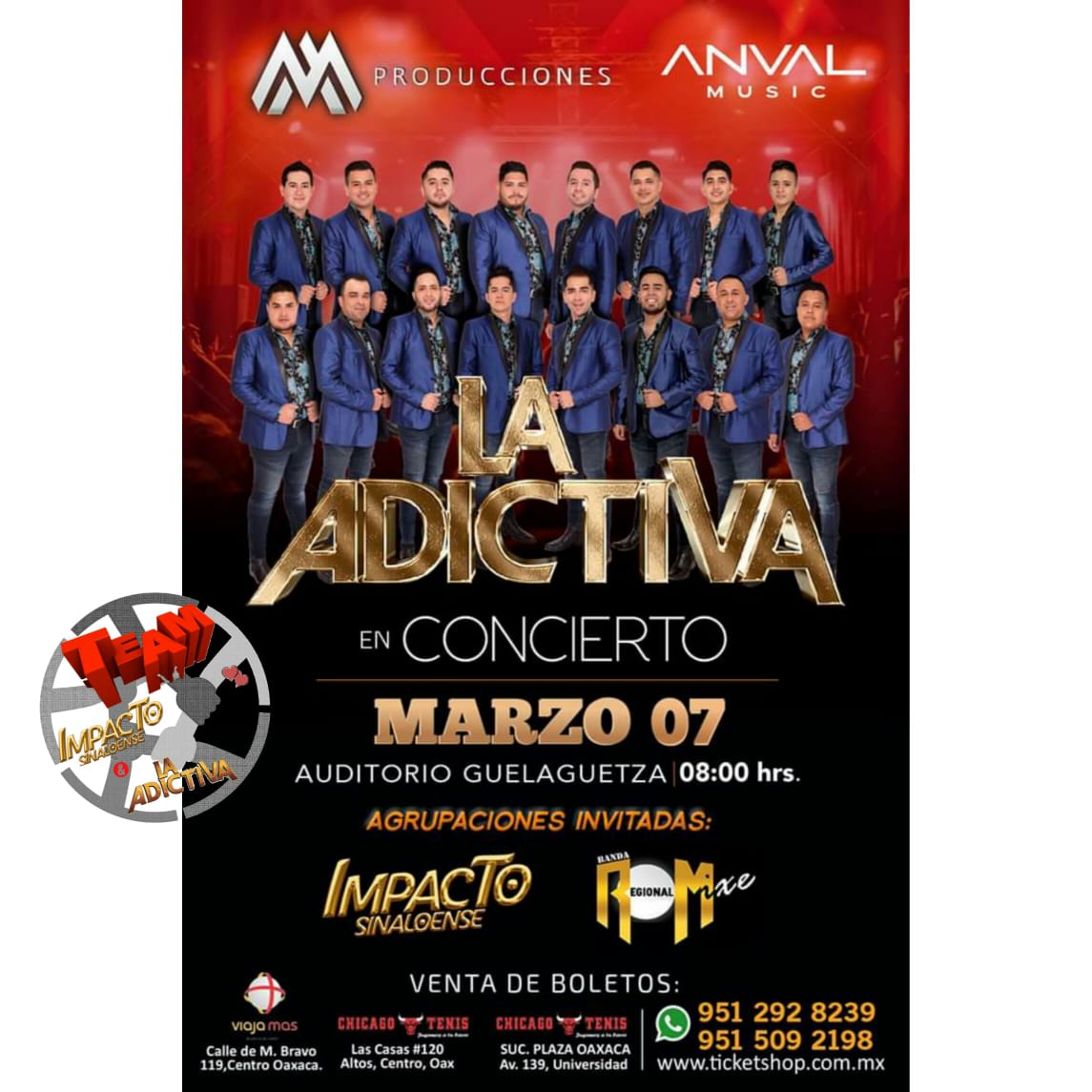 CfJerrymania's tweet photo. 🚨 ATENCIÓN gente bonita de Oaxaca 🚨
 Los esperamos HOY Sabado 07 de Marzo en Auditorio Guelaguetza 🤠 Será una #NocheAdictiva ¡No te lo puedes perder!
 #LaAdictiva
#TeamAdictiva 💪🏻
#FamiliaAdictiva❤
#Escondidos 🎤
#AnvalMusic
#JerryManía https://t.co/75Iv3IgWrK