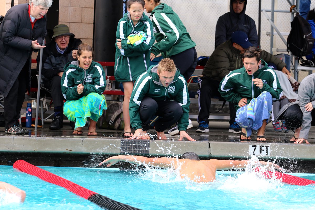 Mats swimming wins the Hawk High School Invitational in Livermore today. Go Mats!