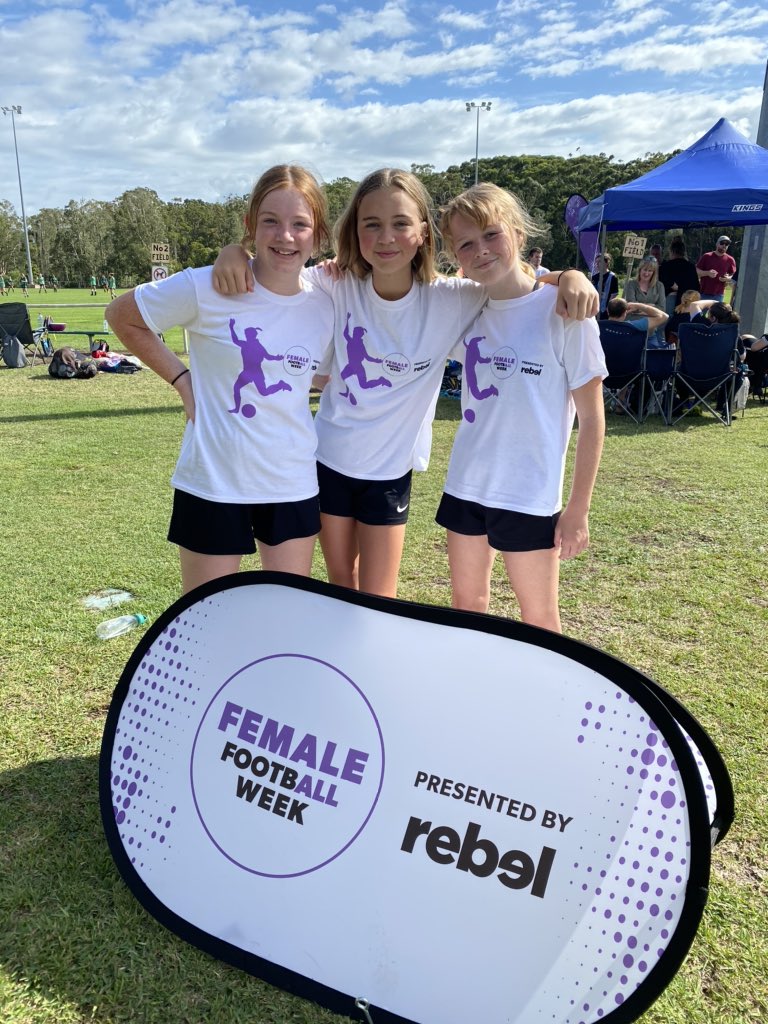 Today I am kicking off rebel Female Football Week at Tilligerry FC's rebel Female Football Week Gala Day 🤙🏼
#FFW2020 #NNSWF #EachforEqual