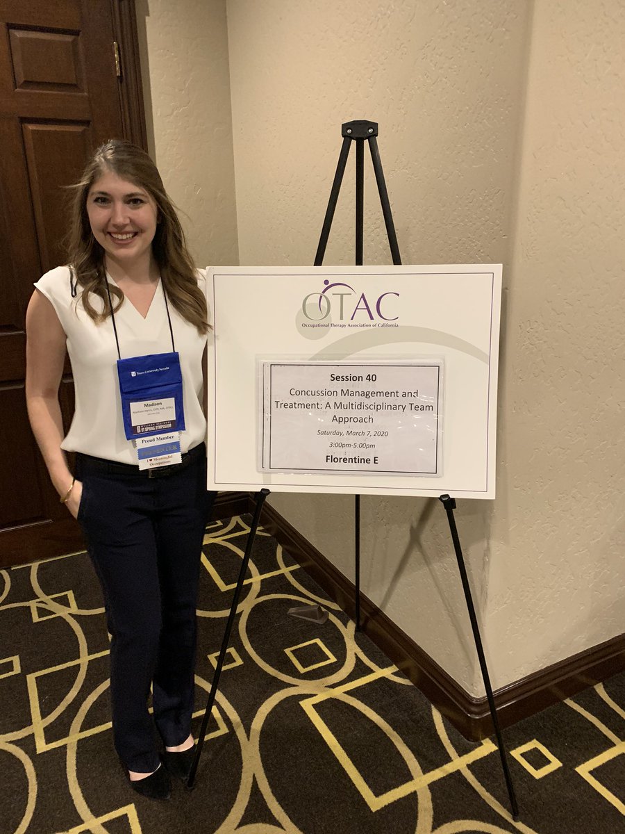 We did it! 🎉 First presentation ✔️ #Concussion Management and Treatment: A #Multidisciplinary team approach! #2020WROTSS <a href="/OTACnews/">OTAC</a> <a href="/shanwesterberg1/">Shannon</a> <a href="/griz1/">Chris Giza</a> #TaraSharma #BrainSPORT #OccupationalTherapy