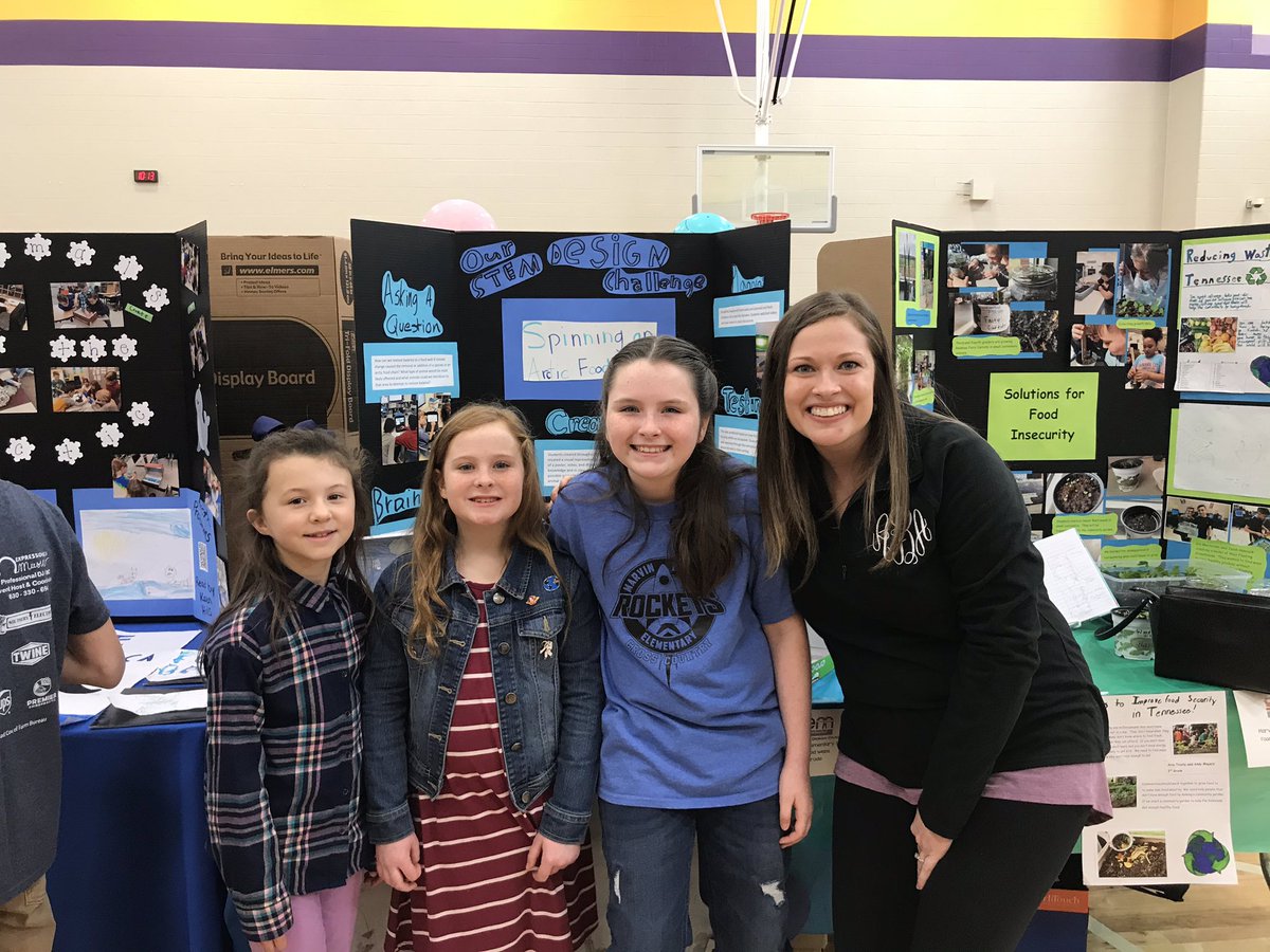 ashleeanne08's tweet photo. These 4th graders did a terrific job explaining their stem design challenge at the Maury County Stem Expo today!  @MarvinWrightEle #stemexpo https://t.co/EKMmjdvVcP