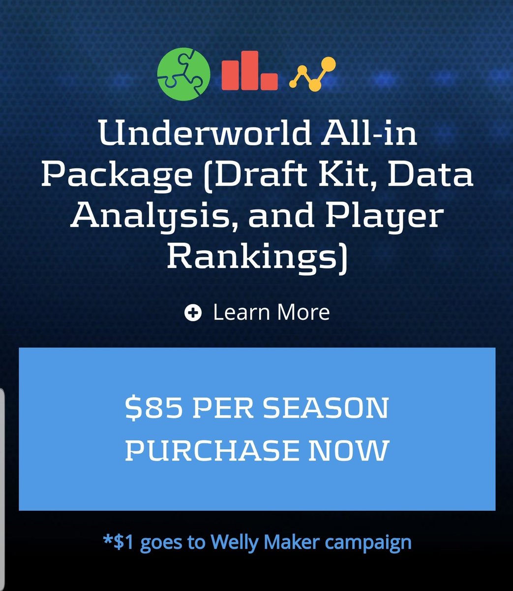 ffbcaptain's tweet image. There is only one correct answer. Pair up this subscription to PlayerProfiler with the Dynasty Dominator app and support @Fantasy_Mansion on Patreon and you will have the best dynasty info available + entertaining bobcasts with some of the best minds in the business #thateasy