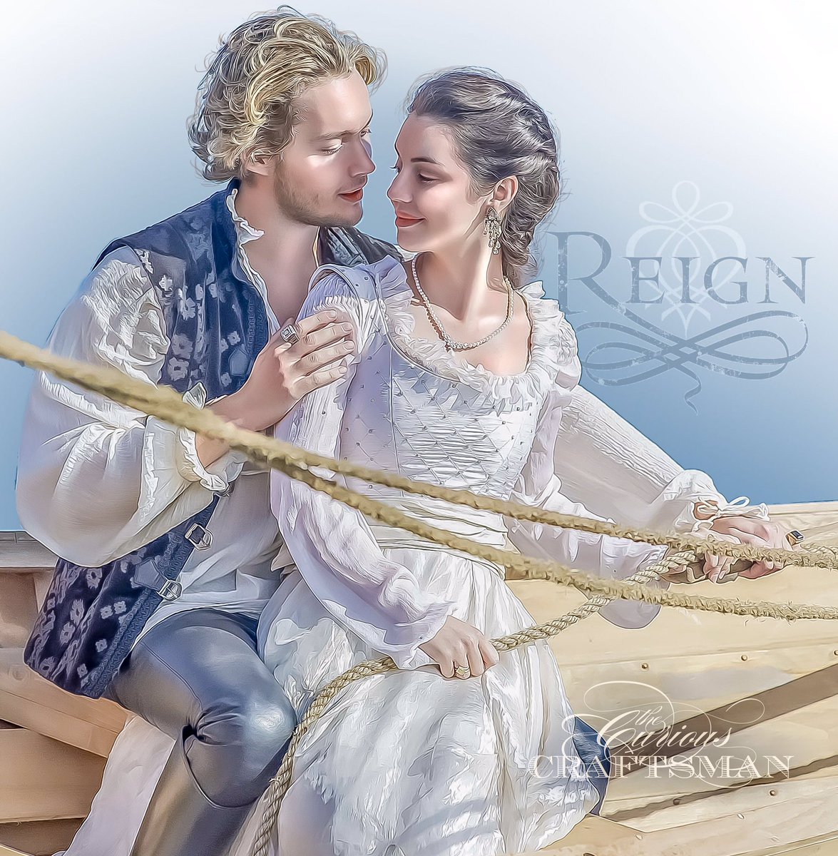 I was so inspired by the tender love story of #marystuart #maryqueenofscots and #francisvalois in #reign so beautifully portrayed by #adelaidekane and #tobyregbo  #romancingthepixel #fanart #curiouscraftsman #netflix binge strikes again!