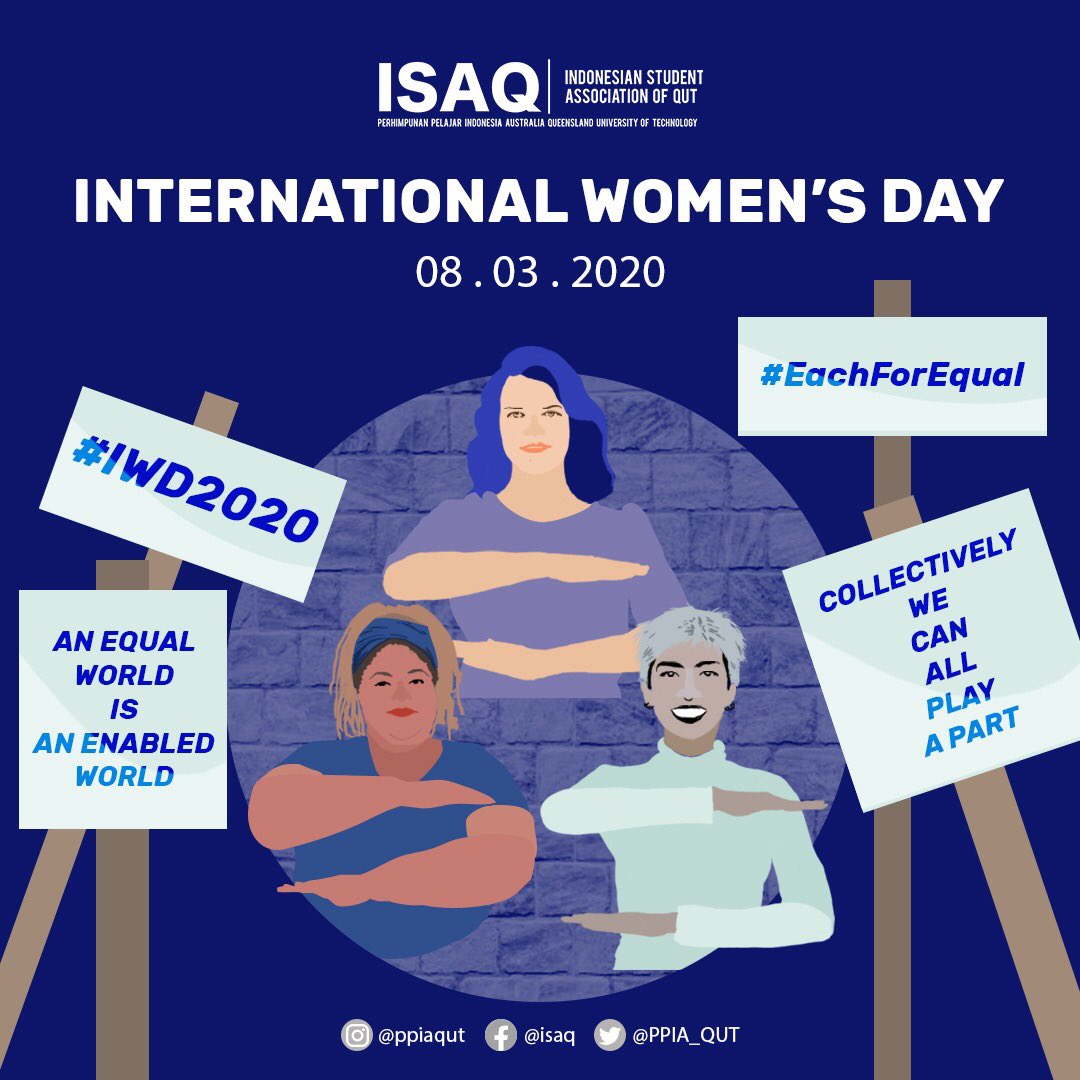 Time for us to celebrate women’s achievements, their act of courages and determination that helps create a gender equal world.
Collectively, we can all play a part and make change happen.
Let’s make a gender equal world happen.
#EachforEqual
#IWD2020
#isaq2020
#ISAQUT
#ppiaqut