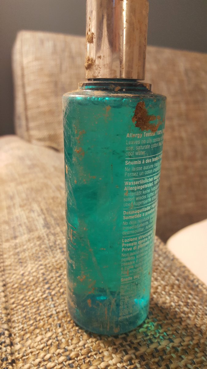 errrn_lee's tweet image. I don't know what @Clinique uses to make their bottles so strong, but keep it up! This was one of the only things I was able to salvage from all the debris that used to me my mom's home thanks to the tornado in Cookeville, TN! Completely sealed with just a few scratches.