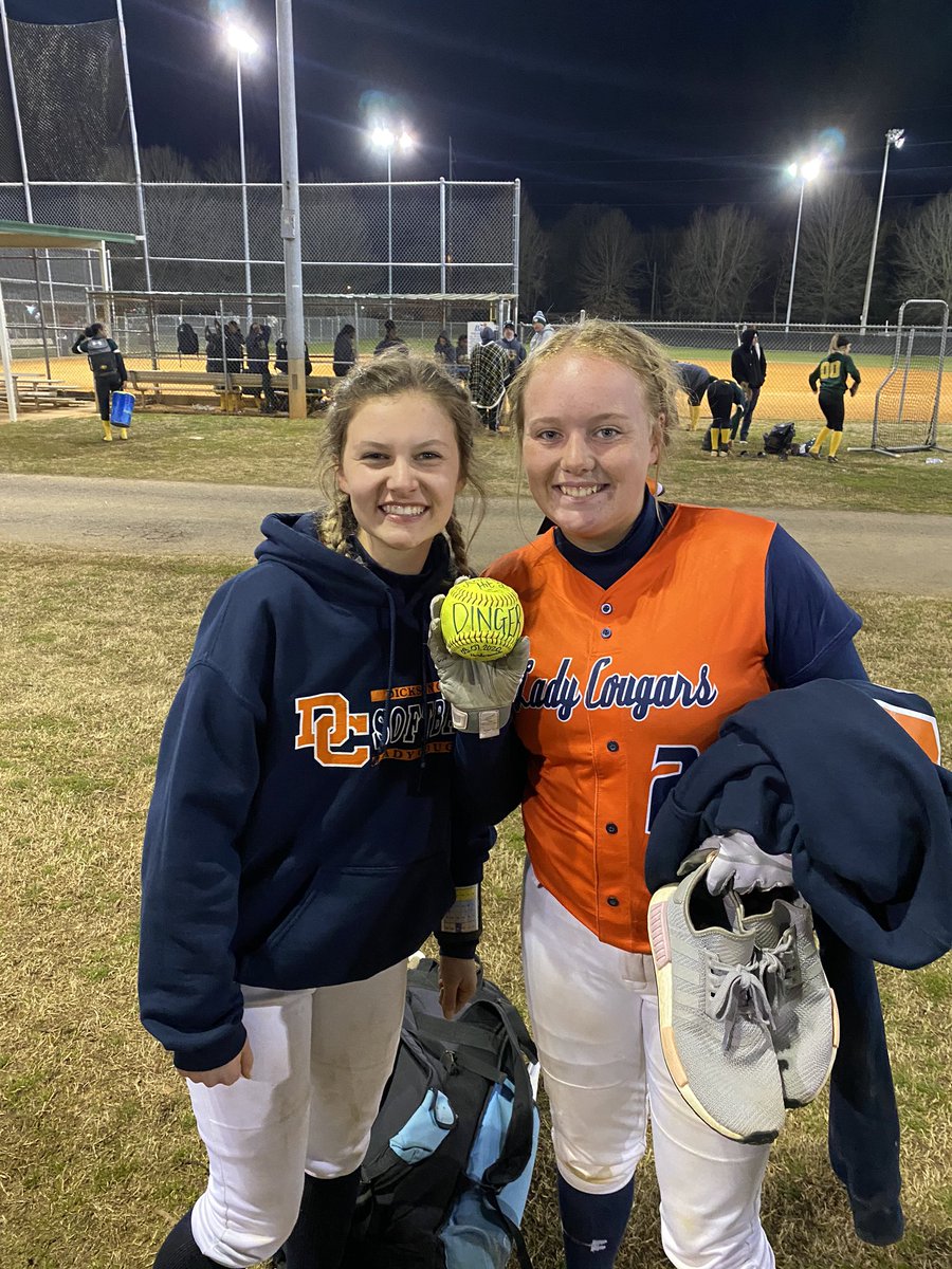 annab_ellis's tweet image. Hit my first high school home-run tonight!!! #freshmenseason #ladycougars