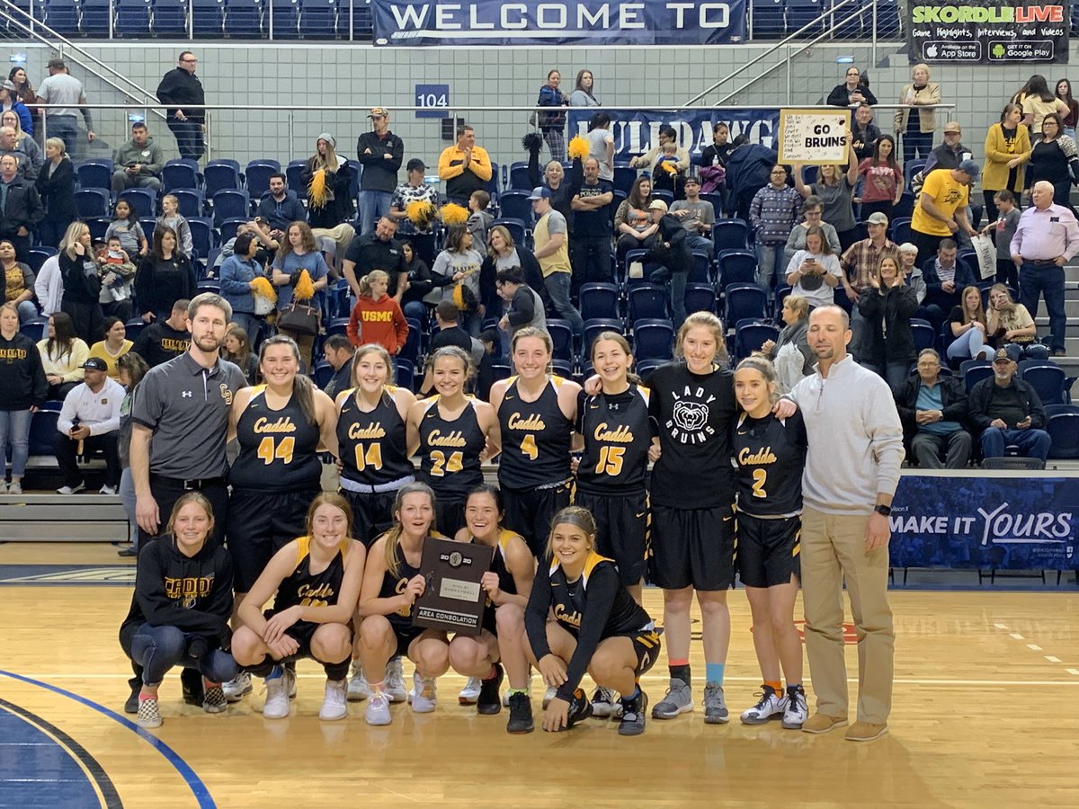 caddo_ok's tweet photo. Update from the Class 2A Area IV Area Tournament Girls Consolidation Championship game, final score - Caddo 46 Cashion 42. The Lady Bruins punch their ticket to the Class 2A State Tournament!!! Proud to be a Bruin!! https://t.co/cahx5tkLGV