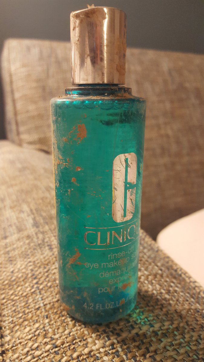 errrn_lee's tweet image. I don't know what @Clinique uses to make their bottles so strong, but keep it up! This was one of the only things I was able to salvage from all the debris that used to me my mom's home thanks to the tornado in Cookeville, TN! Completely sealed with just a few scratches.