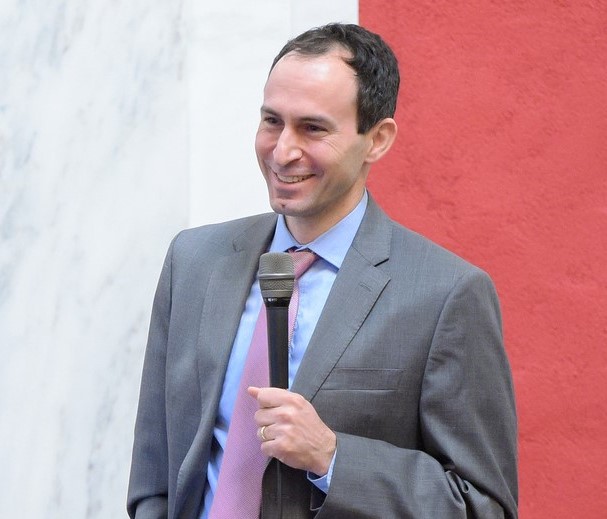 wvsenatedems's tweet photo. We are honoring our Democratic Whip, Senator Corey Palumbo.  He is retiring at the end of this year after 18 years of service in both the WV House of Delegates and State Senate. 
Watch:  https://t.co/tNSTPUW0oF https://t.co/jdhPWw03Gf