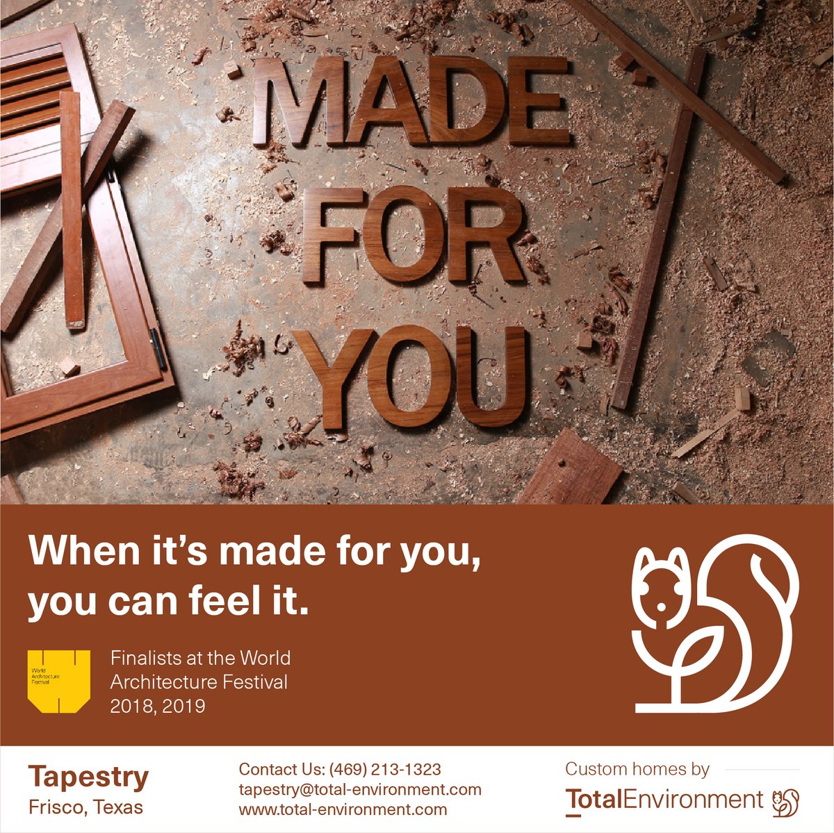 EnvironTotal's tweet photo. We believe that a connection with nature helps bring a true sense of “home.” At Tapestry, this can be felt in every detail. From flourishing gardens to warm wood grains to thriving water bodies.

Call (469) 213-1323 today to know more.

#totalenvironmenthome #realestateFrisco https://t.co/TqBmaf2Uk7