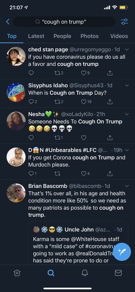 partytime666's tweet photo. #briansTwitterSearch #CoughOnTrump https://t.co/vXG5Ulr8ts
