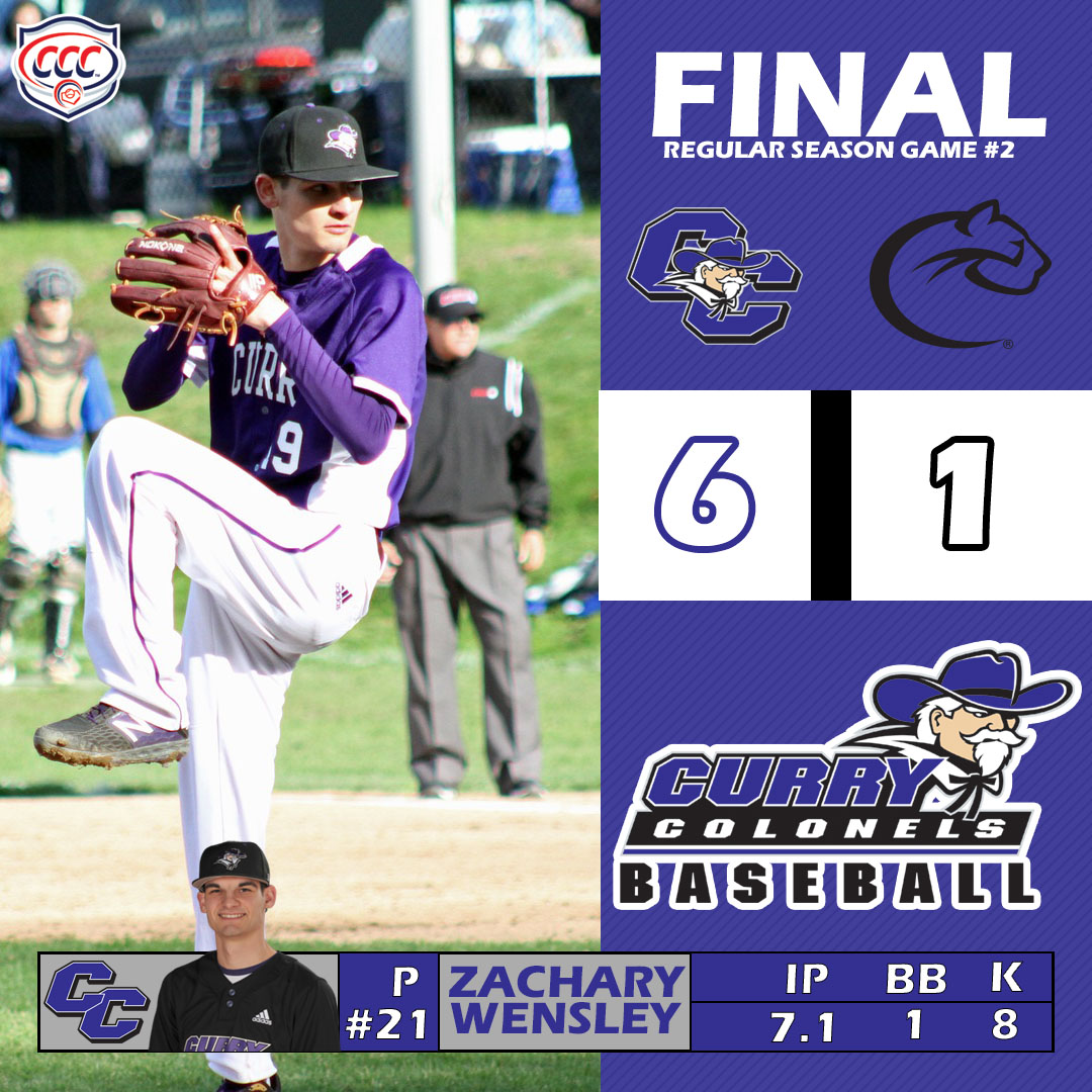 CurryColonels's tweet photo. ⚾️#ColonelsWIN!!!⚾️
@Curry_Baseball Splits Decisions to Start Spring Break
STORY → https://t.co/1IMUPSB5Ky
#GoColonels #BleedPurple #CCCBASE #d3baseball https://t.co/qGCnVV3dHB