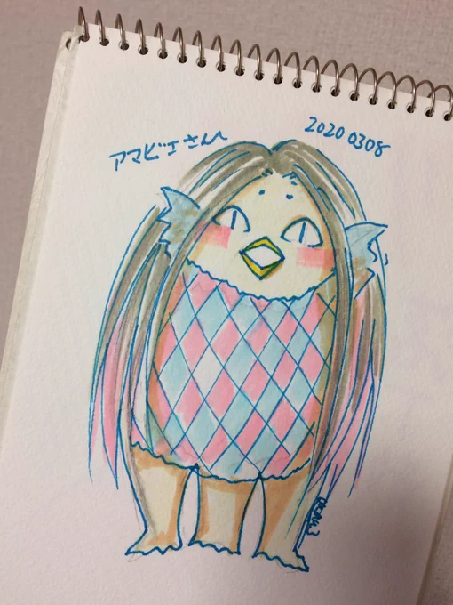 スケブ描きました 