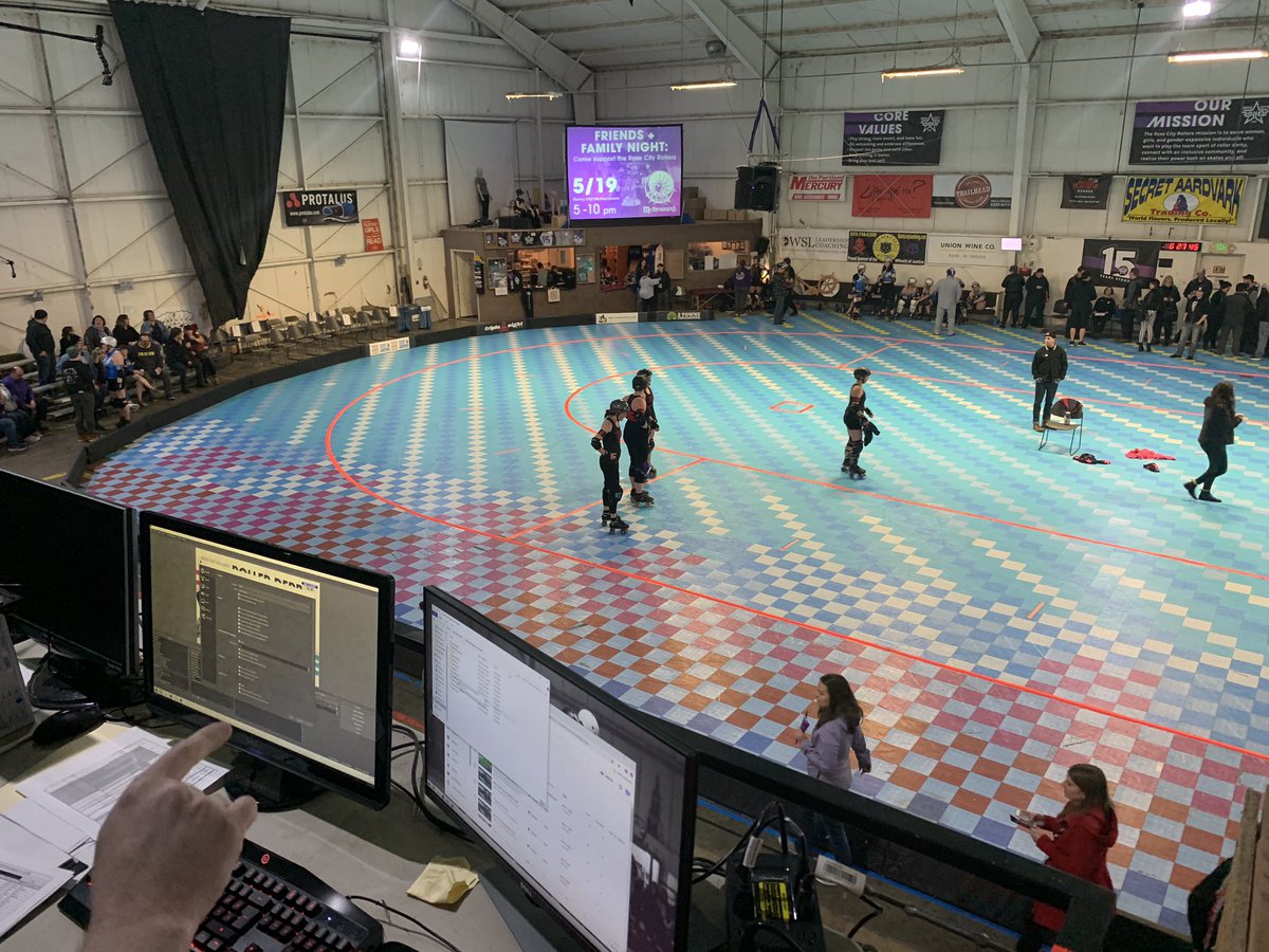 rosecityrollers (@rosecityrollers) on Twitter photo About 30 minutes until the undefeated <a href="/Guns_N_Rollers/">Guns-n-Rollers</a> takes on the <a href="/RCRHeathers/">Heartless Heathers</a>! If you’re not here at The Hangar with us, swing on by our YouTube channel to catch all the action!
youtube.com/user/RoseCityR… About 30 minutes until the undefeated <a href="/Guns_N_Rollers/">Guns-n-Rollers</a> takes on the <a href="/RCRHeathers/">Heartless Heathers</a>! If you’re not here at The Hangar with us, swing on by our YouTube channel to catch all the action!
youtube.com/user/RoseCityR…
