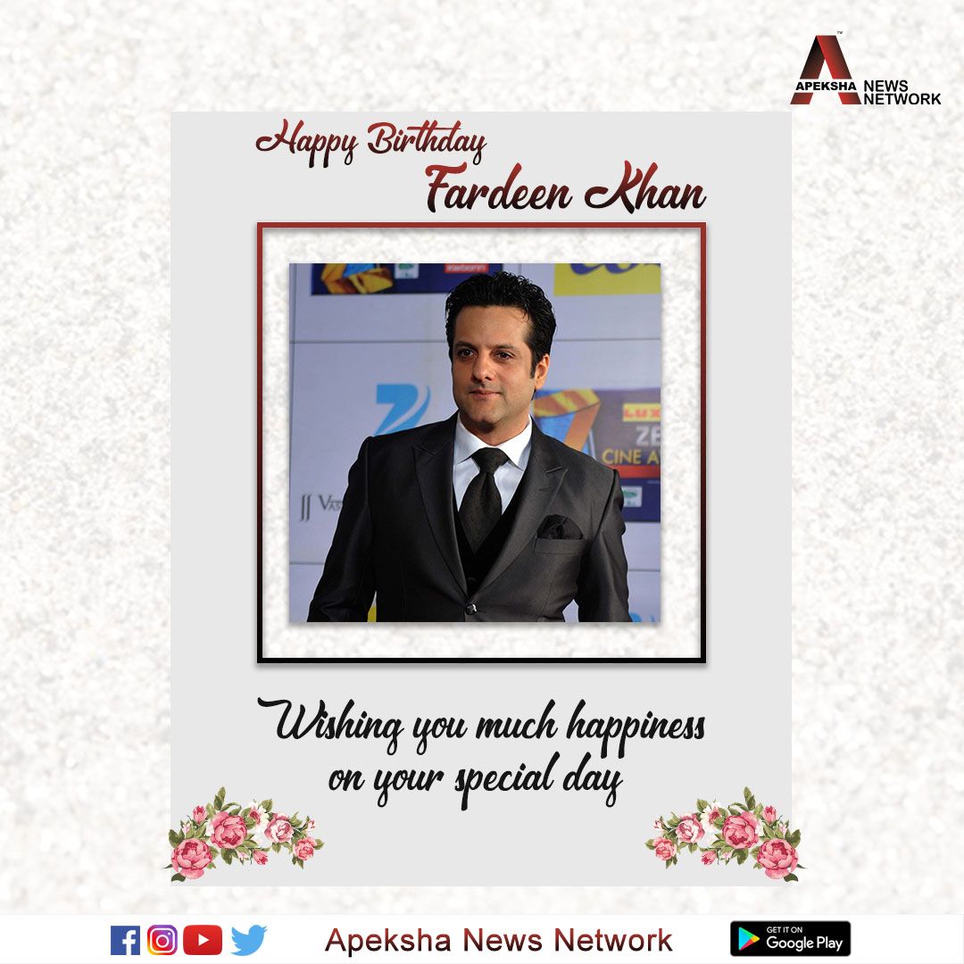 Wishing you a very Happy Birthday, Fardeen Khan  