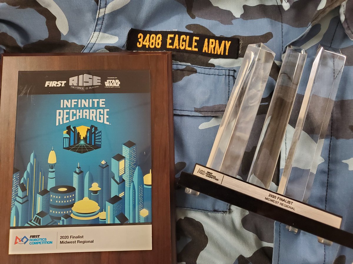 <a href="/EagleArmy3488/">Eagle Army 3488</a> arriving back to <a href="/SandburgHS/">Carl Sandburg H.S.</a> safely with Eagle Pride! <a href="/IllinoisFIRST/">FIRST Illinois Robotics</a> #2020MidwestRegionalFinalist