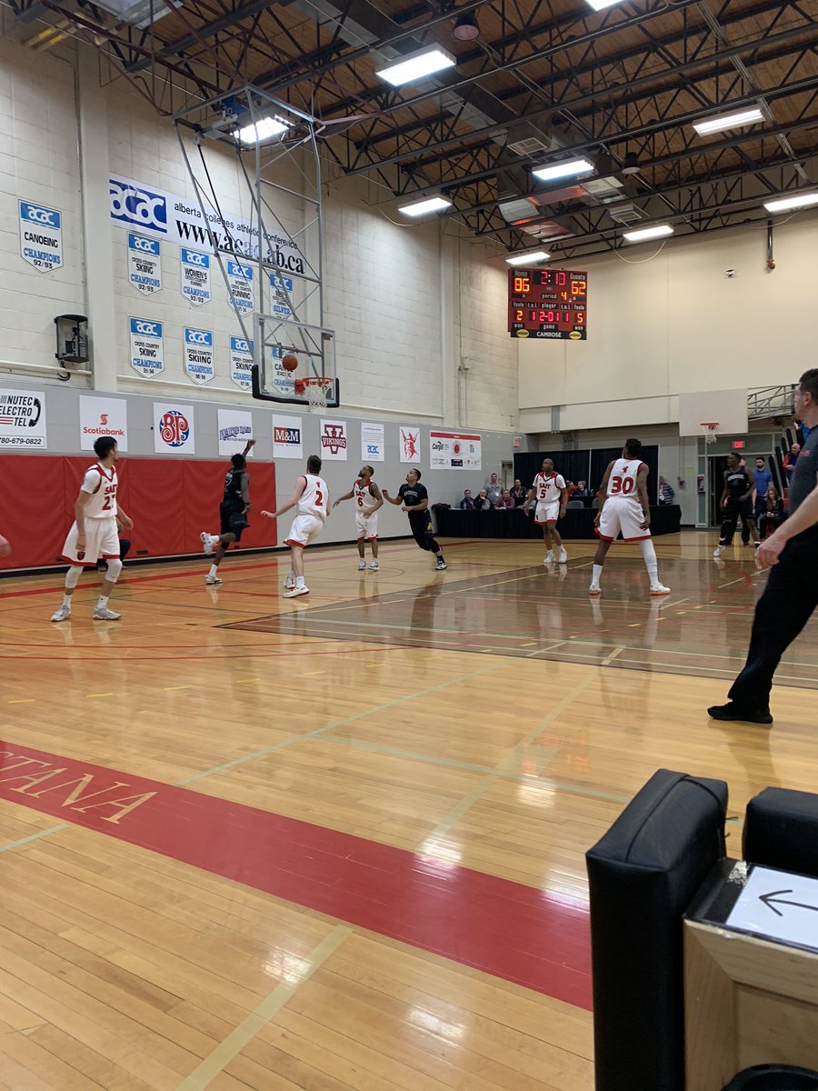 LukeBanack's tweet photo. Winners and gold medalists of the #ACACMBB2020 @SAIT_Trojans who defeat the @AmbroseLions 91-69.
Congratulations to both teams on a well played game and thanks to @UofA_Augustana and @UofA_AugVikings for being great hosts. #Camrose #ACAC #Basketball @acac https://t.co/BuxJ45ohSk