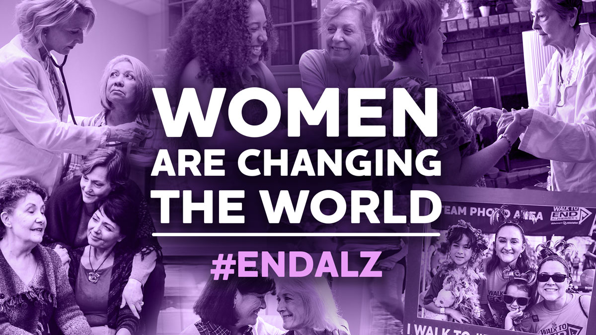 alzassociation's tweet photo. To the women who stand shoulder to shoulder with us in the fight to #ENDALZ: Today we celebrate YOU! Thank you for using your strength, love and determination to move us closer to a world without Alzheimer's and all dementia. #InternationalWomensDay https://t.co/Mqpac8YPZ5