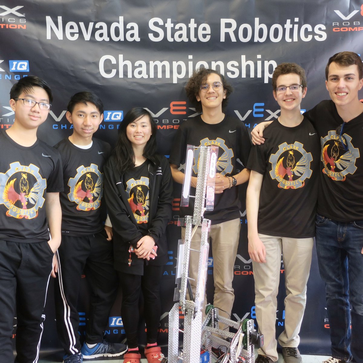 Congratulations to team 64A for winning tournament finalist and team 64W for getting the second highest robot skills score!  Both teams qualify for VEX Worlds.