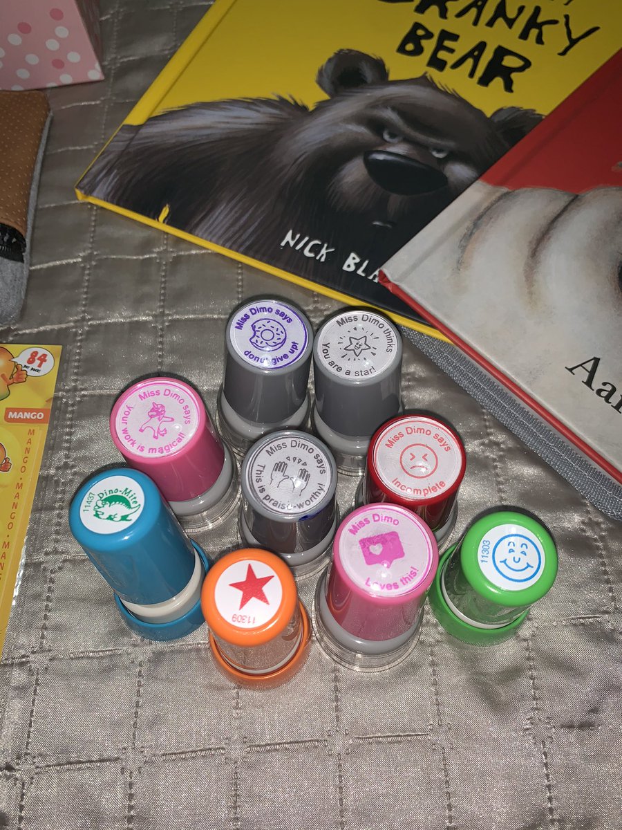 MissDimo_'s tweet photo. Ordered myself some personalised stamps. Will make marking work easier! Very excited to start using these ππ½ #acuedu_p #education #customstampco #stamps #casualteaching https://t.co/azO3ufQOeJ