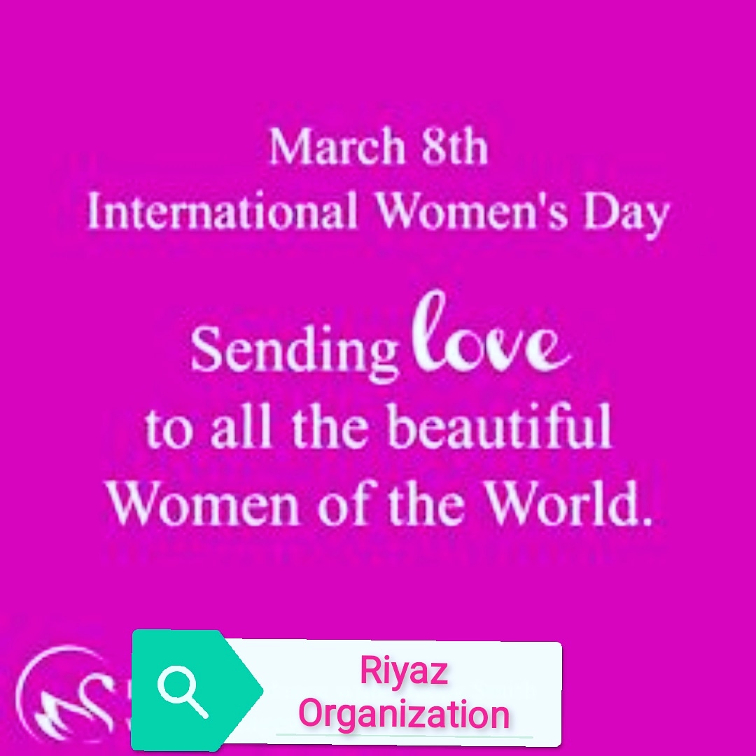 RiyazOrg's tweet photo. International Women's day
#womensday #WomensDay2020 #WomanKiBaat #riyazorg https://t.co/7i3vHUWKy9
