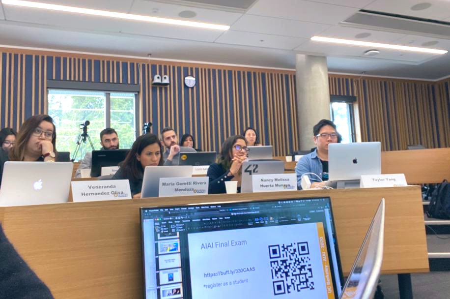melihuertadev's tweet photo. “Ready for the exam?” moment captured 👩🏽‍🏫📊

#UCBerkeleyExtension #BerkeleyHaas #aiaitrainees #humansforai #aiai #womenintech #gobears #inclusiveai

@UCBerkeleyExt @inclusiveai @berkeleyhaas https://t.co/K7Lelnb5pz