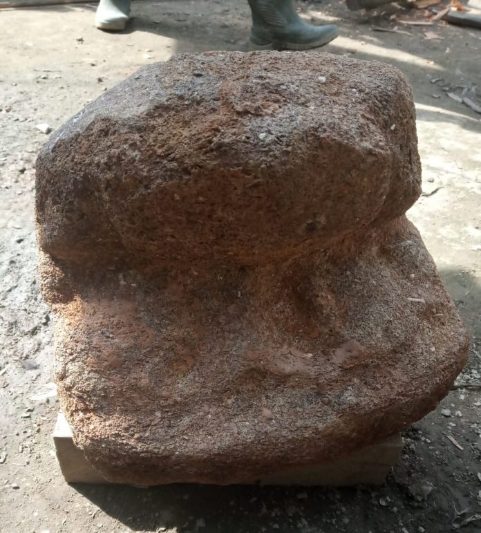 New discovery at Muarajambi site: padma (lotus)-like base of the statue. https://kebudayaan.kemdikbud.go.id/bpcbjambi/penemuan-artefak-mirip-padma/