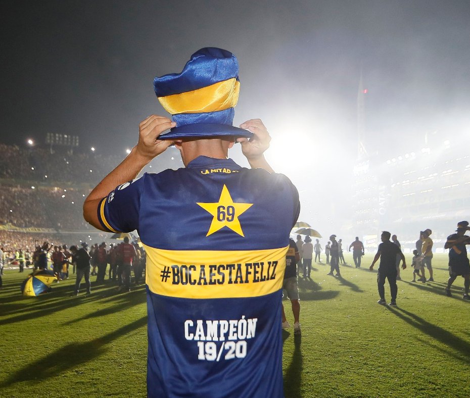 Boca Campeón de la #Superliga  2019/2020 💙💛💙🙌

🏆69 Títulos 

✔ 34 Campeonatos 
✔ 12 Copas nacionales 
✔  1 Título de honor
✔ 22 Internacionales 
✔ 0  Descensos