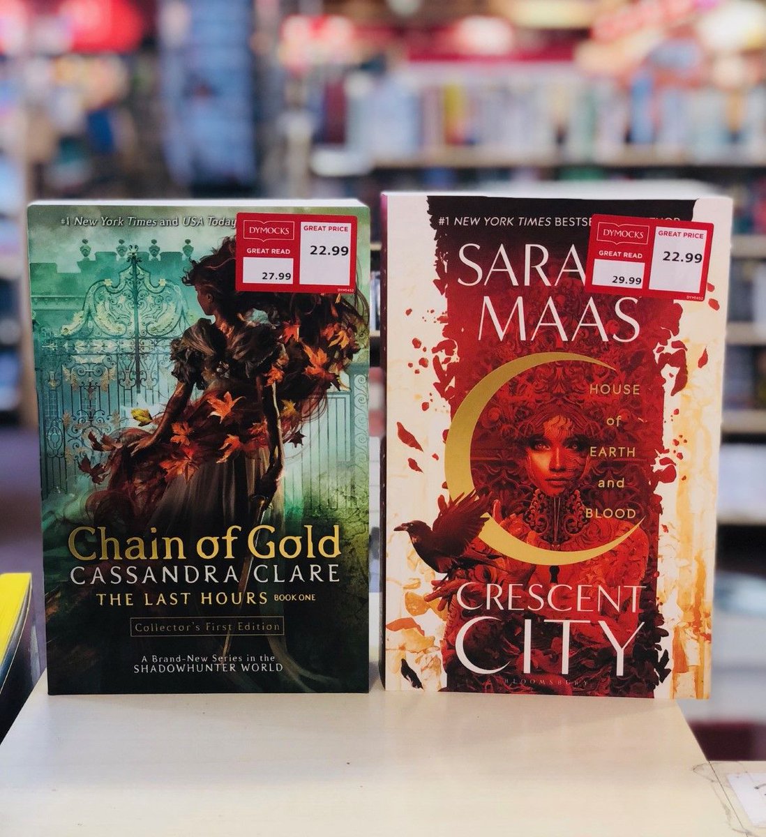 Two of our favourite fantasy authors releasing new books in the same week? We can't deal!

Which one would you read first? Comment below. 

#CrescentCity #ChainofGold @lakesidejoondalup #joondalup #YALit #Fantasy #books #booklover #bookshop #bookstore #bookstagram