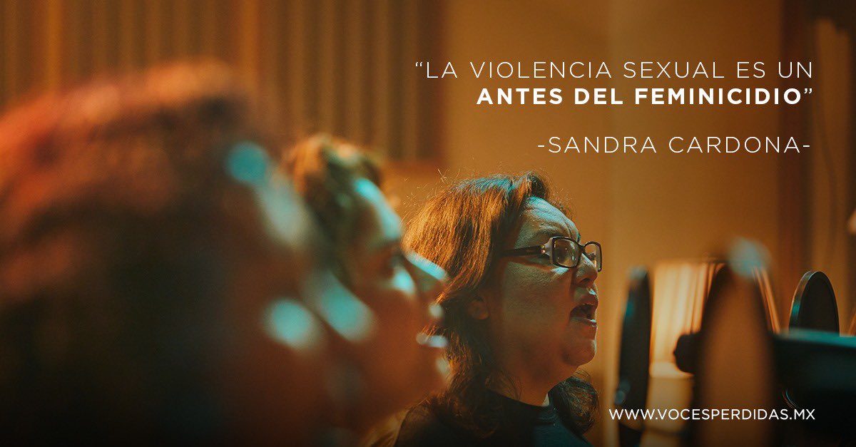 VocesPerdidas's tweet photo. Conocer sus historias es mantener con vida a miles de mujeres más. Escúchalas: https://t.co/qvd9OqdgFE #VocesPerdidas #NiUnaMas https://t.co/dw8YMyF4SB