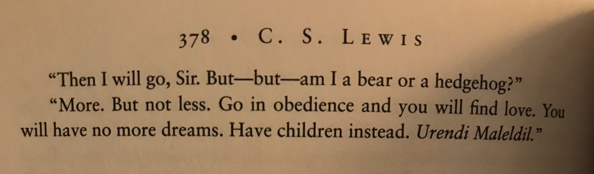 KatinOxford's tweet photo. I hate this line. I always have. And on reread, I still hate it. #CSLewisBookClub https://t.co/NRdEBM5gXd