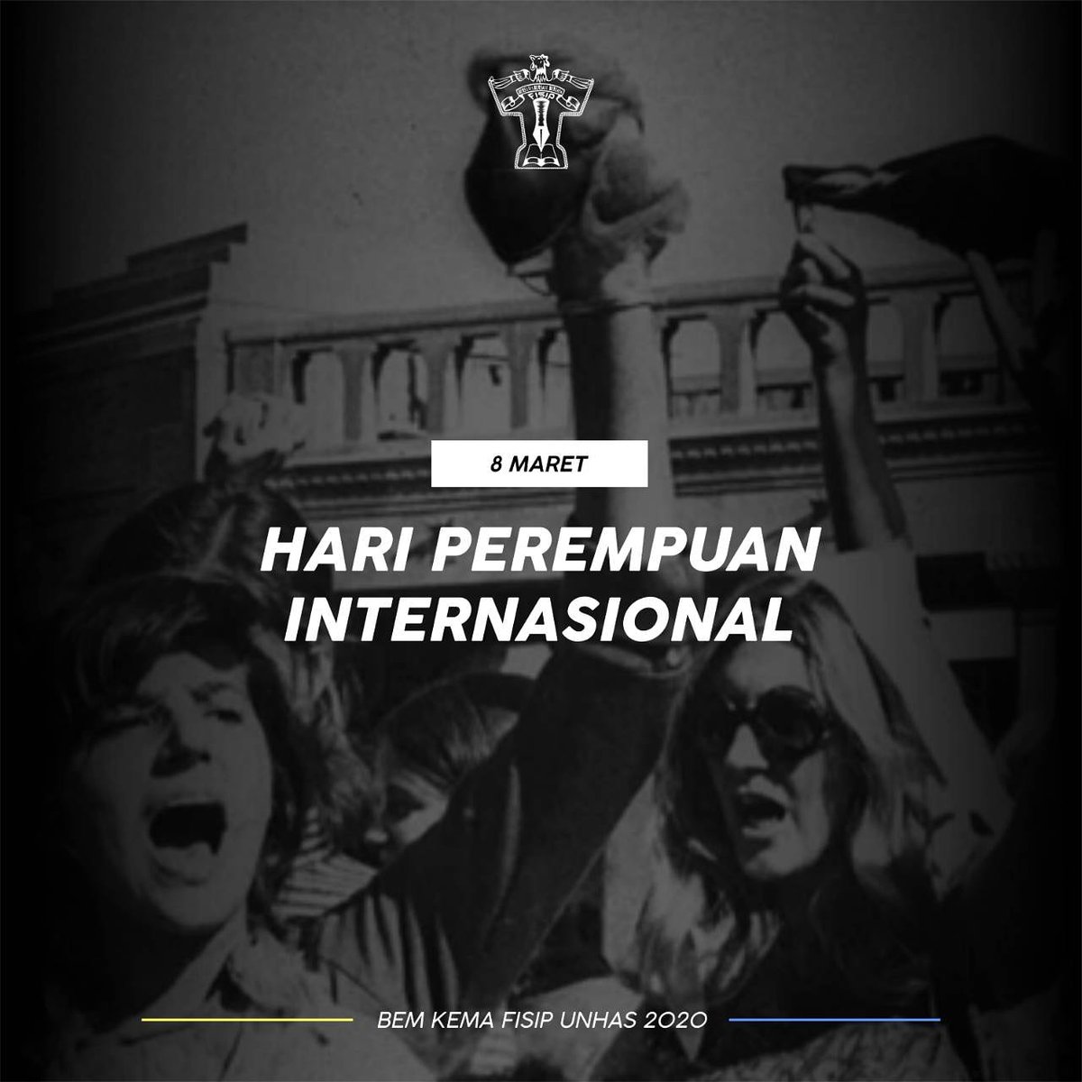 [INTERNATIONAL WOMAN'S DAY] ⁣
8 Maret 2020 ⁣
⁣
Selamat hari perempuan sedunia!⁣
Kepada semua yang merayakan: hari ini adalah pesta, hari ini adalah pengingat. Untuk semakin bergerak dan berlawan, karena setan - setan patriarki masih ada 

dan sayangnya, berlipat ganda. ⁣