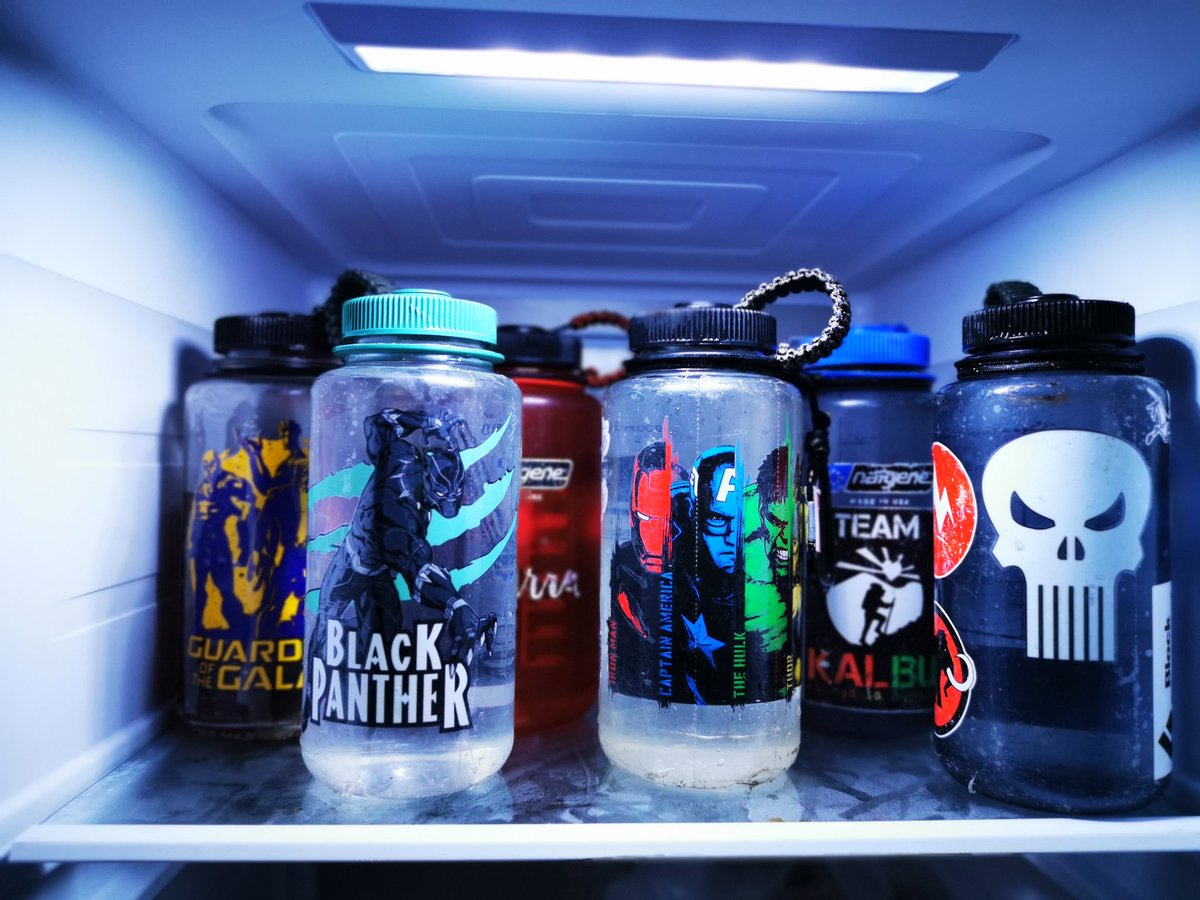 cearra_laagan's tweet photo. just chillin' in there.. waiting for the next adventure.. @nalgene #nalgene #AvengersAssemble #collection https://t.co/rPF4PdDvPw