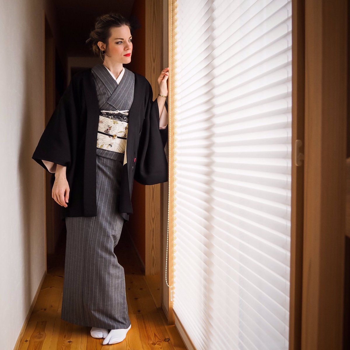 黒羽織🖤 #kurobaori #黒羽織 
#kimono #kitsuke #kimonolife #kimonogirl #waso #wafuku #kumamoto #japan #kimonocoordinate #着物 #着付け #着物女子 #着物生活 #和装 #和服 #熊本 #日本 #着物コーデ #着物コーディネート #きもの