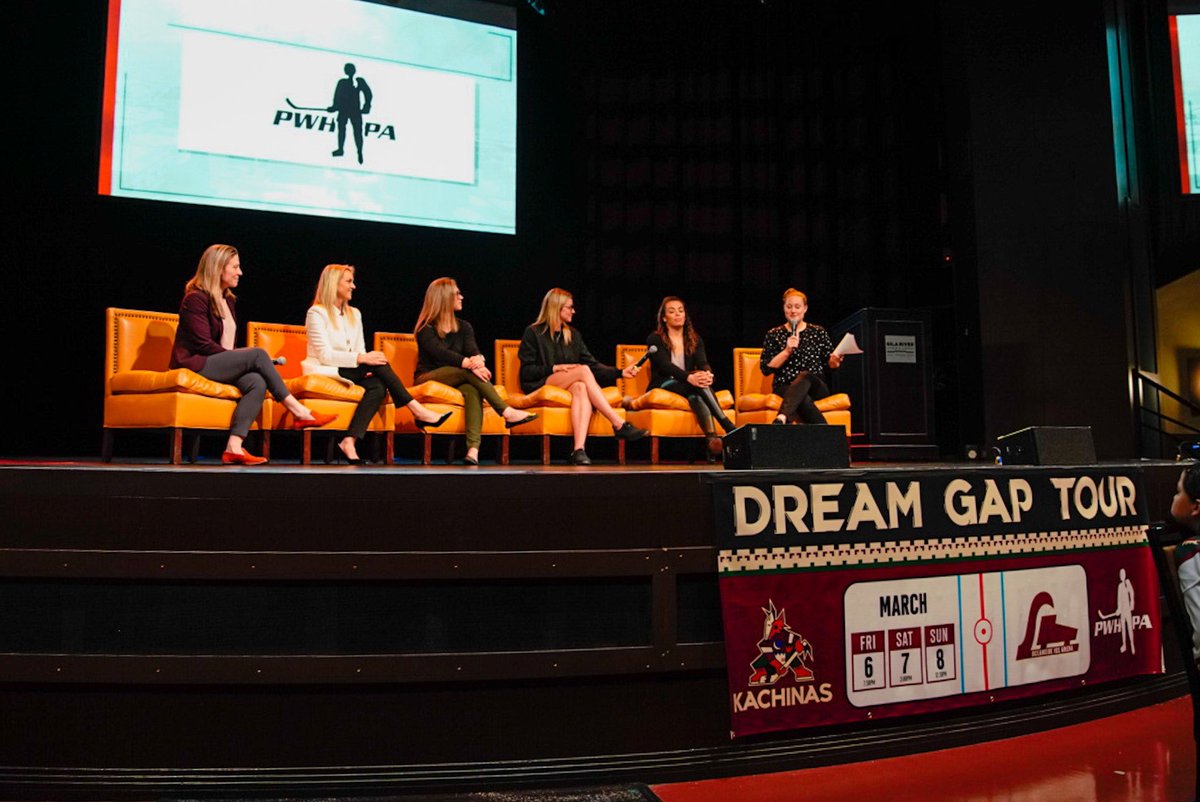arizonakachinas's tweet photo. “If there’s a bump in the road, enjoy the journey. It might just end up being the best part of your life.” @AmandaKessel28 #DreamGapTour #ForTheGame https://t.co/ECaC8M2PzT