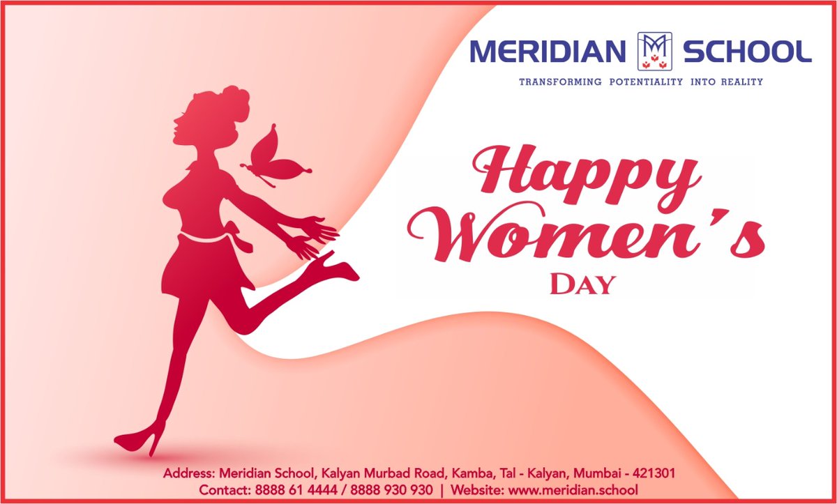 Meridian_Kalyan's tweet photo. You educate a man; You educate a man. You educate a woman; You educate a generation. #HappyInternationalWomensDay  
#WomensDay #EachforEqual #IWD2020 #InternationalWomensDay #StrongWomen #GirlPower https://t.co/eP9pHypIAY