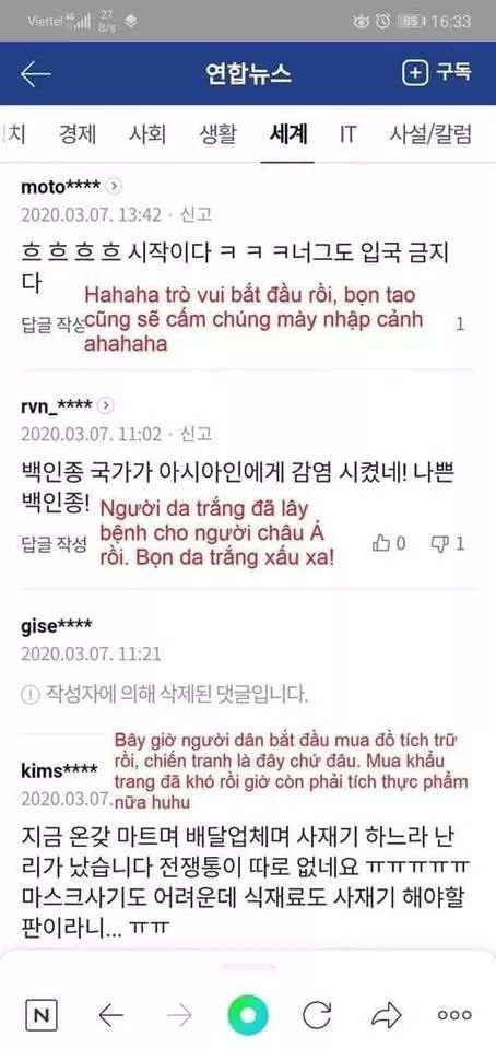 KiuTrin61898007's tweet photo. Một số ảnh mình tìm được trên Facebook
Người Hàn nói gì khi Việt Nam bị nhiễm bệnh?
Tính đến nay Việt Nam mình đang có 21 ca nhiễm, còn Hàn Quốc thì là 7134. https://t.co/peJ9DnHlVQ