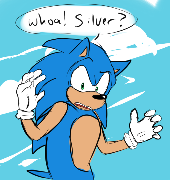 myroyalgayness's tweet photo. heres this for the sonic 06 rewrite

instead of elise being shown nature, its silver cus hes never seen this much nature in his life https://t.co/ucP9d7F8Dc