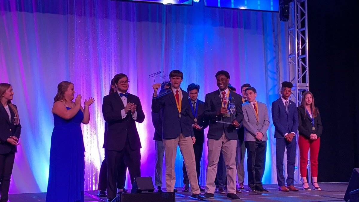 decaflhs's tweet photo. @FLdecaCDC National Qualifiers - 1st Place https://t.co/SCFCODcZID