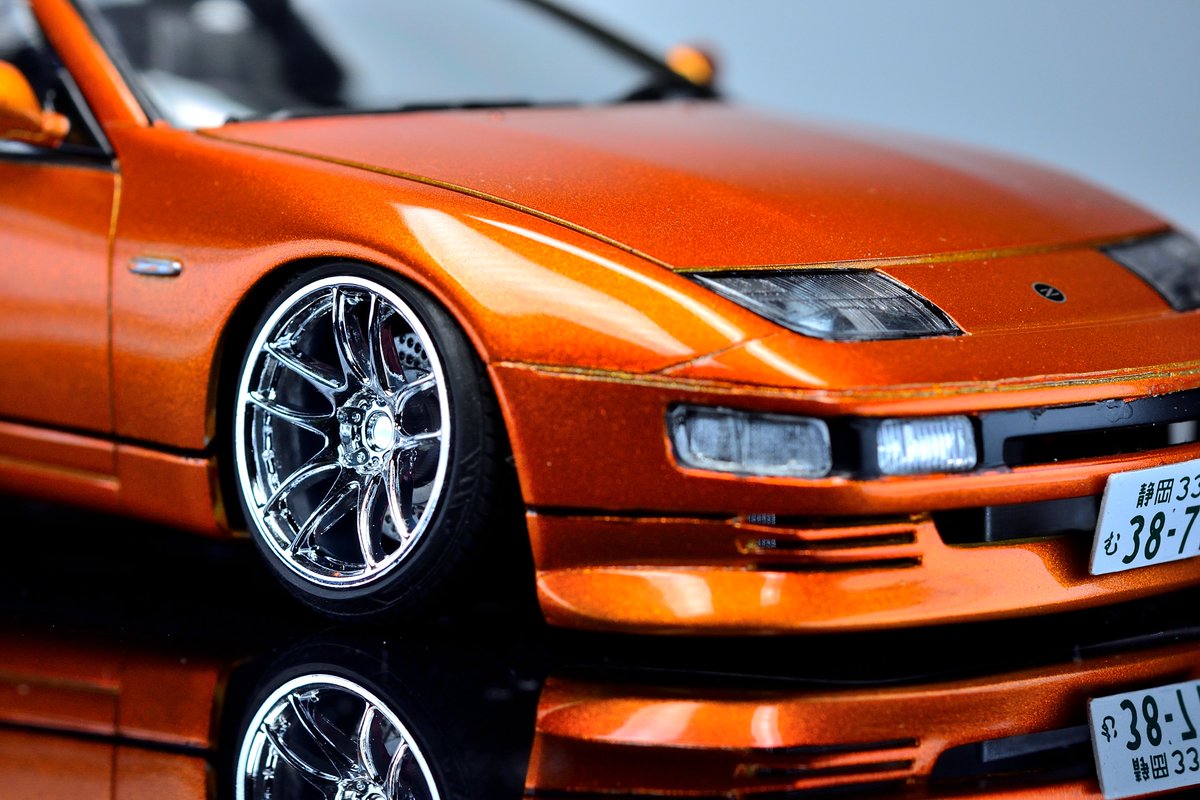 フェアレディZ300ZXターボ完成しました😄キャンディオレンジは上手く