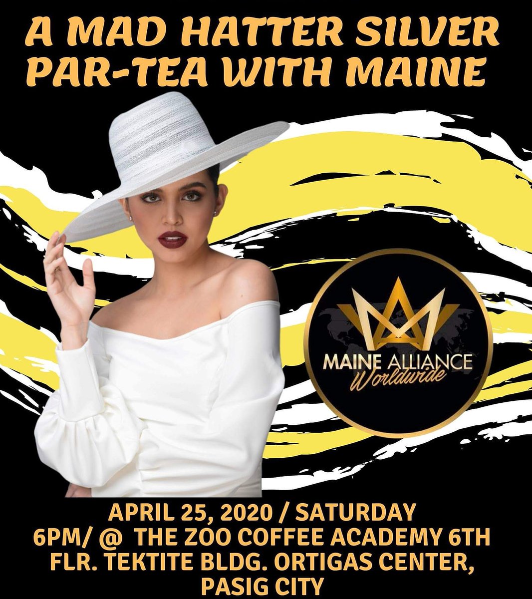 post birthday celebration for our <a href="/mainedcm/">Maine Mendoza</a> 
join na!!
Kindly DM <a href="/maw_event/">MAINE ALLIANCE event</a> <a href="/maineallianceww/">MAINE ALLIANCE 🌍</a> for inquire
Thank u !
#MaineMedoza