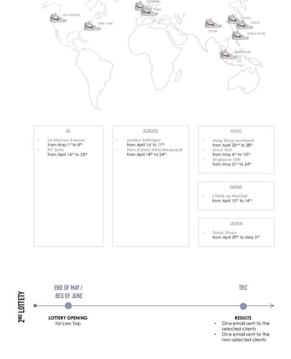 Air Dior Lottery + Cities Announced 