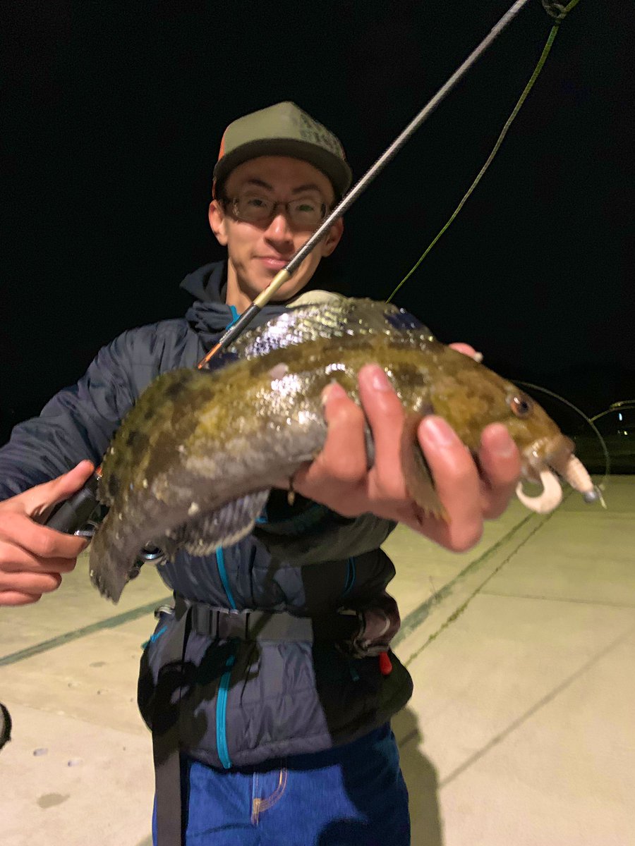 fish_kumagai's tweet photo. 昨日は小野寺さんとクロソイ釣りにナイトロックに行ってきました🎣
昼間と違って夜はアイナメのバイトも多く、久しぶりにいいサイズのアイナメも釣れました!
小野寺さんは見たことないサイズのハゼ釣ってて美味しそうでした😆
やっぱりライトな釣り楽しいですねー(๑˃̵ᴗ˂̵)
#APIA
#bruteTP https://t.co/7TaI5QOyKV