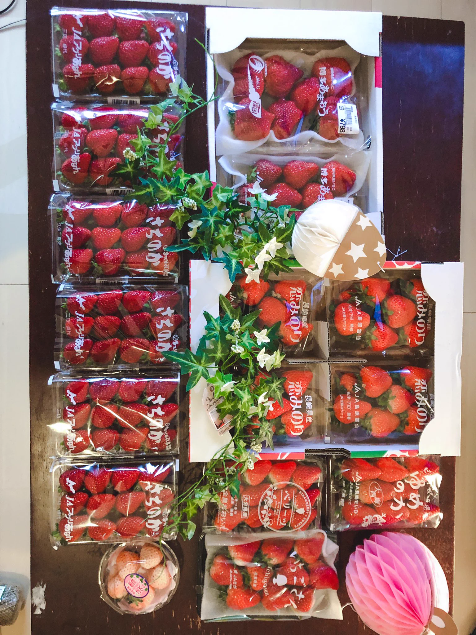 家の中でいちご狩りをする夢がなかった！！家じゅういちごだらけで可愛い！！