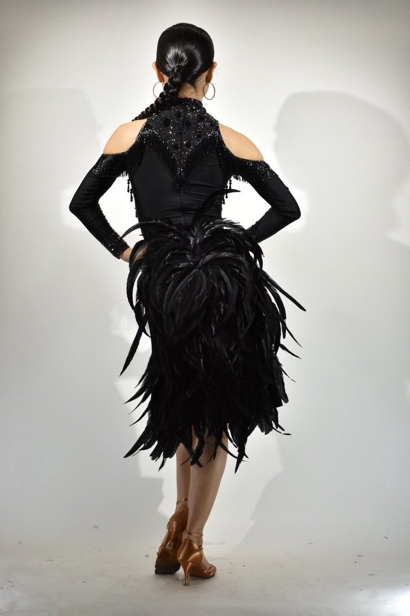 Black NEWデザイナーズラテン #タカギルナ #DressShopCs #社交ダンス