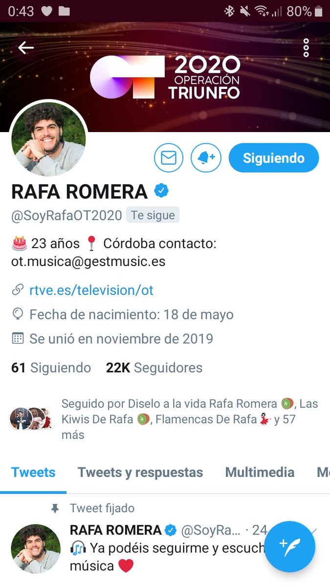 diositorafa's tweet photo. es que bua me muero contigo @SoyRafaOT2020 https://t.co/dEx4KPW0O1